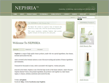 Tablet Screenshot of nephria.co.uk